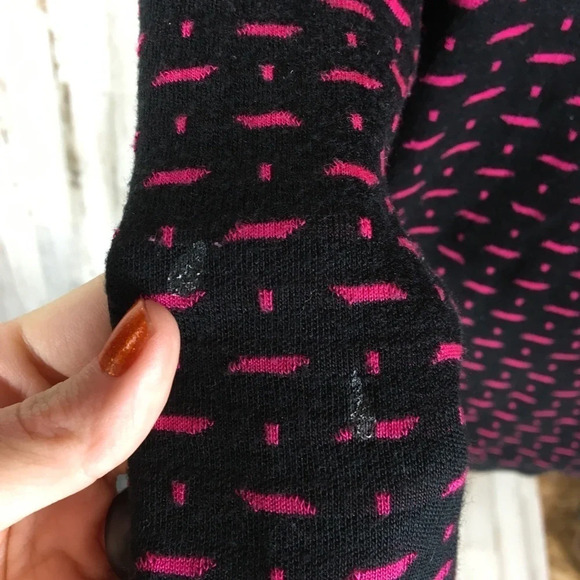 Gitano Vintage Striped Pullover Sweater M Vtg Pink - Picture 4 of 5